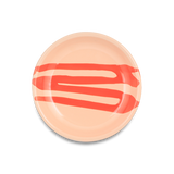 PLATE - Coral on Peach