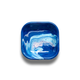 SQUARE PLATE 11cm - Cobalt