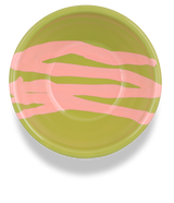 BOWL - Rose on Chartreuse