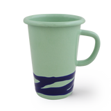 LATTE MUG - Indigo on Mint