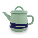 TEA POT - Indigo on Mint