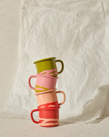 MUG - Chartreuse on Rose