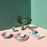 Bornn Enamelware - Blush Marble Family